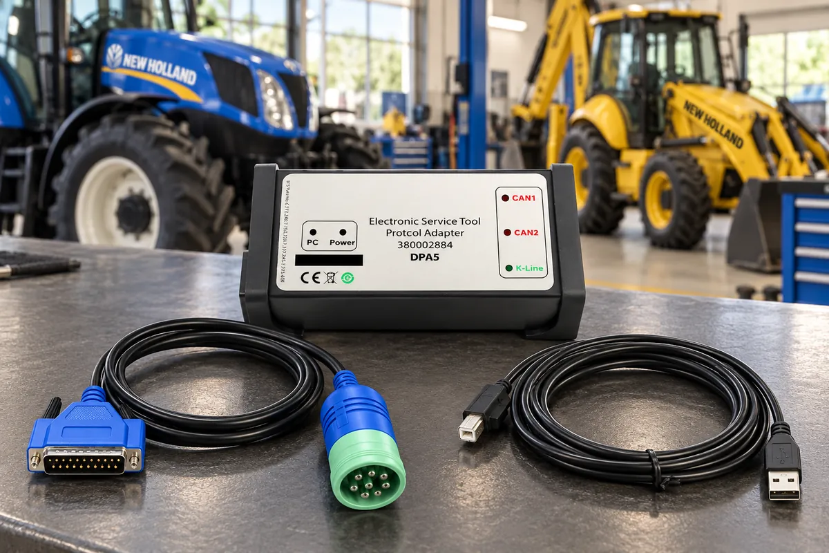 CNH diagnostik cihazı — temsili tanıtım görseli