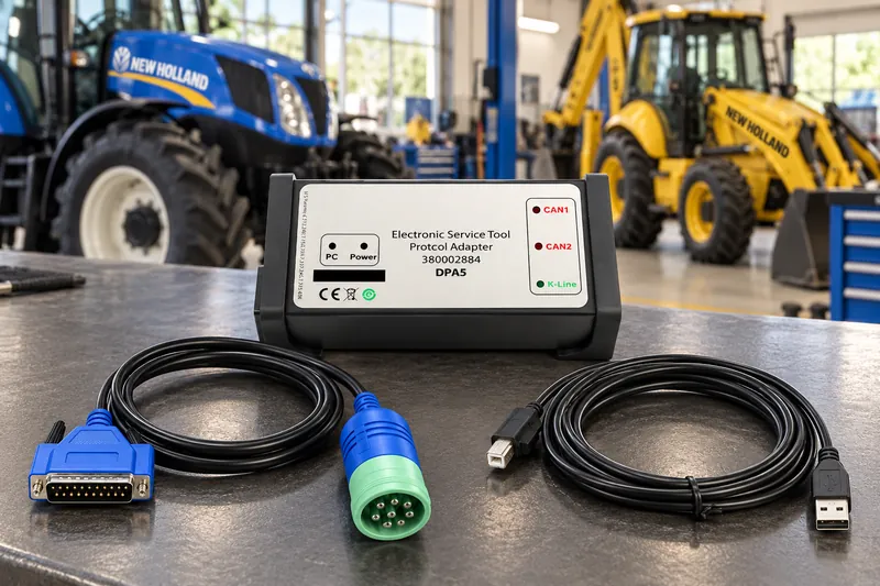 CNH diagnostik cihazı — temsili tanıtım görseli