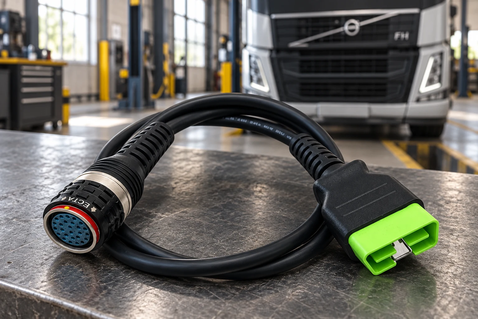 Volvo Vocom OBD2 kablosu — temsili tanıtım görseli